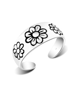 Toe Ring Circular with Floral Motif TR-45